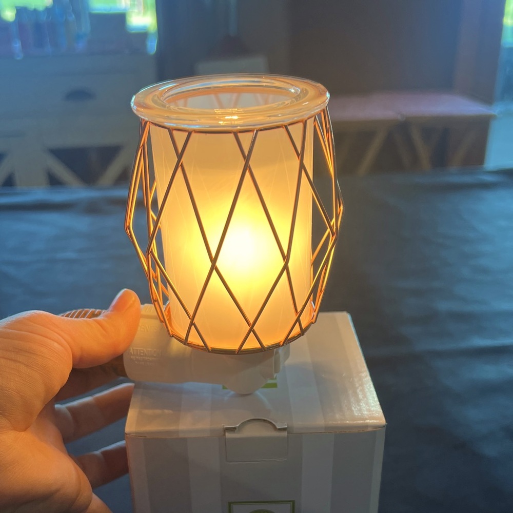 Scentsy Wire Are You Blushing Mini Warmer